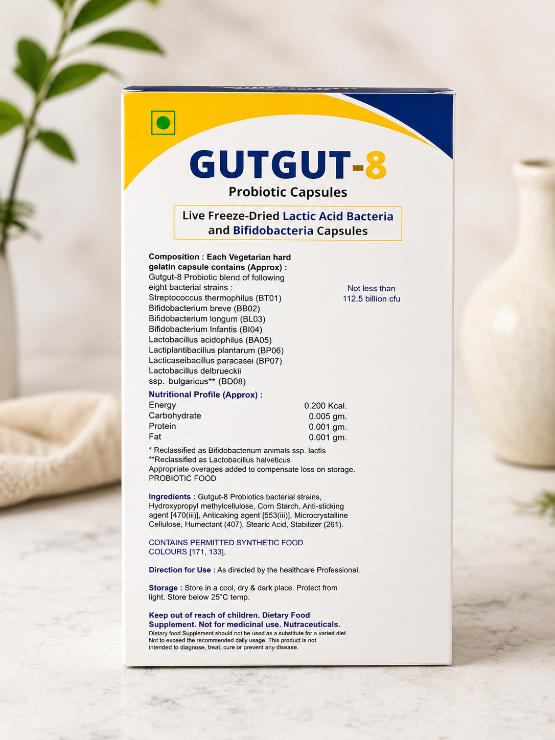 GUTGUT-8 Probiotic Capsules — view 2