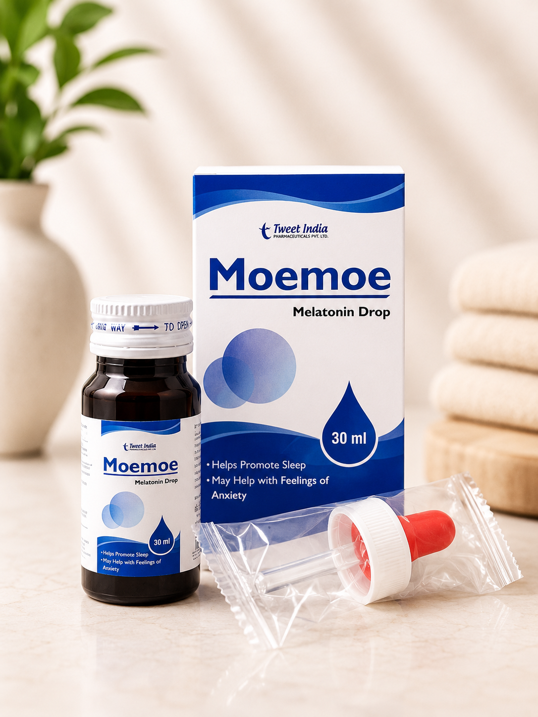 Moemoe Melatonin Drops — view 2