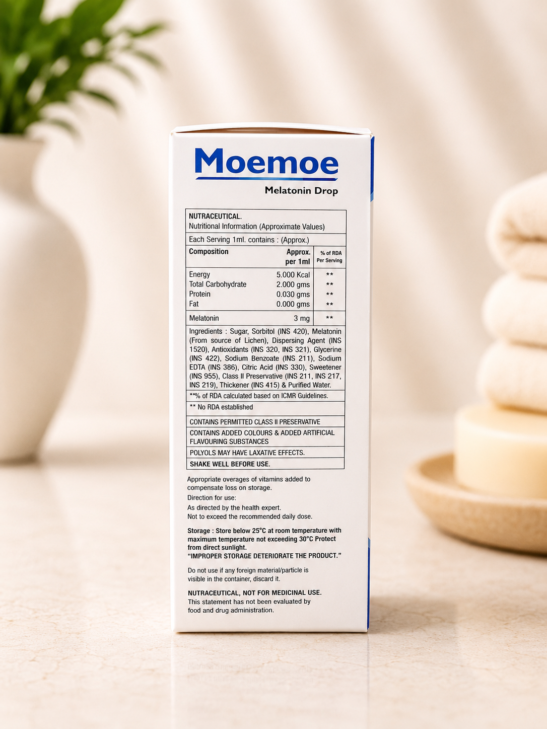Moemoe Melatonin Drops — view 3
